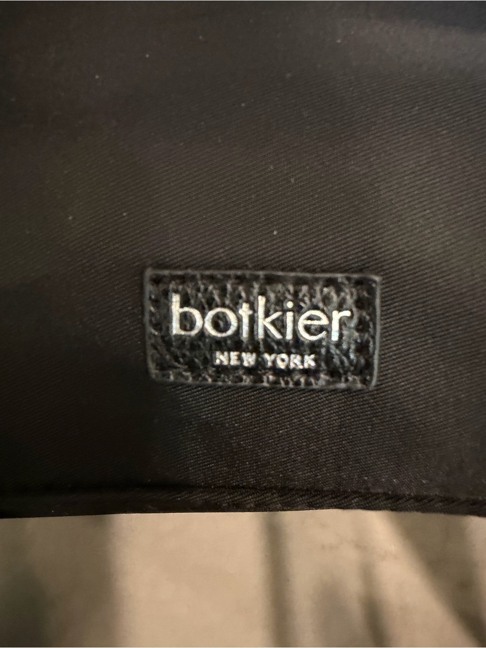 Botkier Black Mini Backpack with Front Zips - Picture 3 of 5
